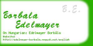 borbala edelmayer business card